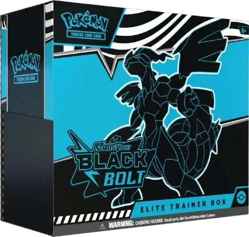 Pokémon TCG: Scarlet & Violet Black bolt – Elite Trainer Box (Sealed) - Deck Dynasty TCG